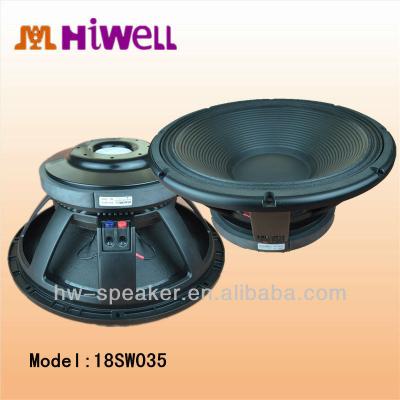 China Powerful 18SW035 Deep Bass Stage Subwoofers for sale