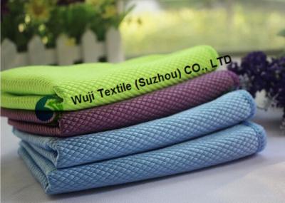 China Lime Green Microfiber Car Cleaning Cloth for Kitchen Bathroom Cleaning for sale