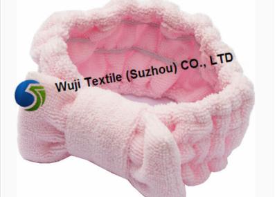 China Easy for Cleaning Red Pink Microfiber Towels for Hair 80% Polyester & 20% Polyamide for sale