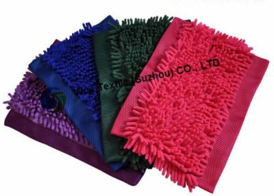 Κίνα Πράσινο κόκκινο Chenille αντικατάστασης Microfiber κεφάλι Mop Mop επικεφαλής, επίπεδο Washable προς πώληση