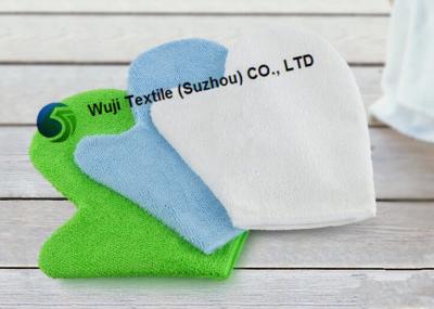 China Lime Green Blue white Chenille Wash Mitt for Car 18*24cm 32g/pc for sale