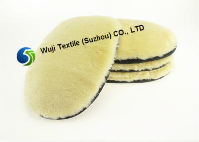 China High Density and Fine Cotton Wool Sheep Car Wash Glove Cream-coloured for sale