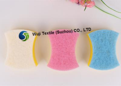 China Durable Sponge Cover Home Cleaning Products for Bathroom , Green Cleaning Pad for sale