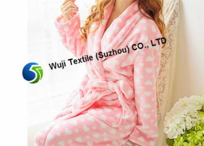 China Various Styles Patterns Pink Chenille Robes for Women Eco-friendly Material for sale