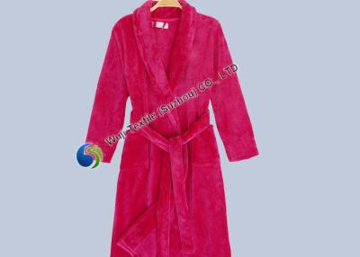 China Rojo coralino de Rose del traje de baño del paño grueso y suave de mujeres suaves más delicadas, rojo purpurino en venta