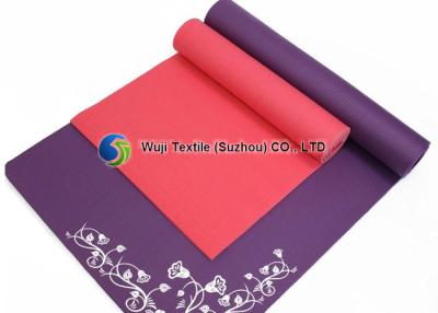 Chine Tapis modelé repéré de yoga de 15 de millimètre débutants d'épaisseur avec le support de latex à vendre