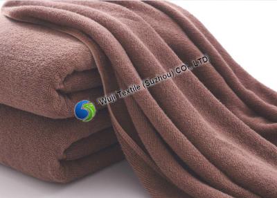 China Brown Orange White Comfortable Yarn Towel , Customized Cotton Bath Towels for sale