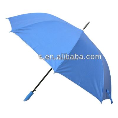 China CLASSIC Cheap Large Open Golf Umbrella Blue Automotive With EVA Handle, Upright Umbrella for sale