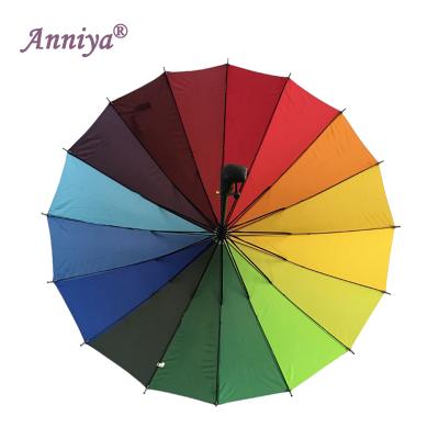 China All In 1 Top Quality Windproof 16k Rainbow Golf Umbrella for sale