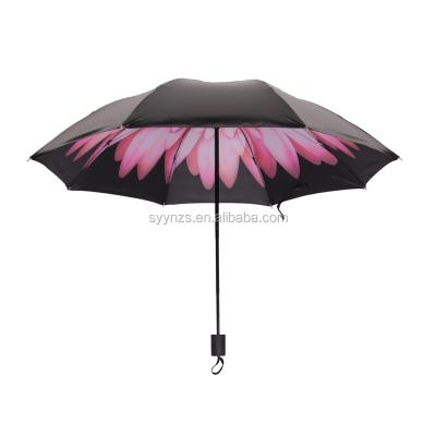 China 3 times more anti-UV umbrella new modern indoor printing flower for sale