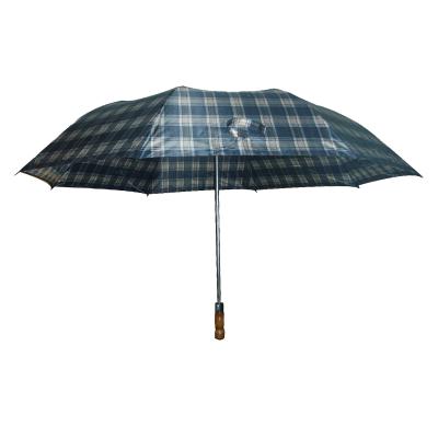 China Modern Custom Double Layers 2 Fold Printed Automatic Open Sunshade Umbrella for sale