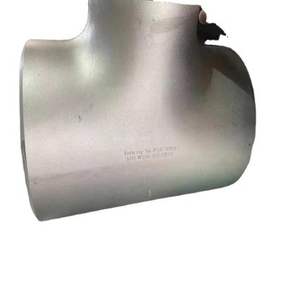 China Industry BW B444-625 inconel625 UNS N06625 LR equal nickel alloy pipe fittings tee for sale