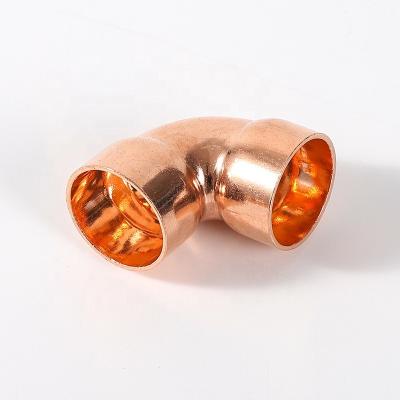 China HVAC system project elbow, sting, reduce, refrigeration elbow copper press connector plumbing copper pipe fittings for sale