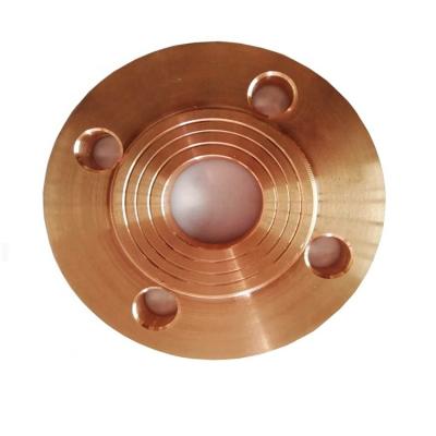 China Industrial Flange Connector Copper And Nickel Flanges ASTM B466 UNS C70600 Slip On Size 10inch 150#-2500# for sale