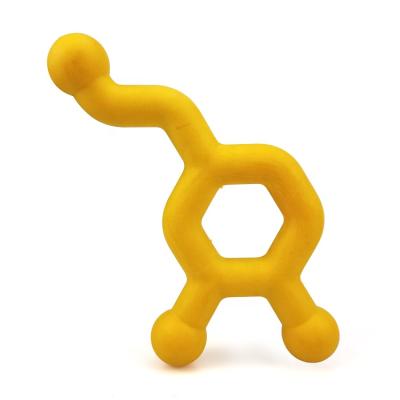 China Molecular Formula Design Viable Interactive Foam Dog Toys Unique Dog Chew Toy Safe Non-Toxic And Durable Toy for sale