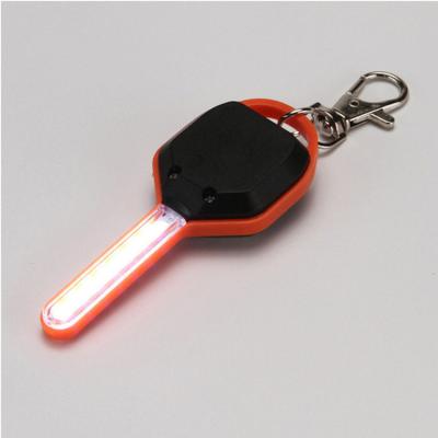 China Wholesale Cheap Mini Pocket Led Torch Huaqin COB LED Key Chain Flashlight LOW MOQ 3W Mini Portable Key Chain Light with Key Loop for sale