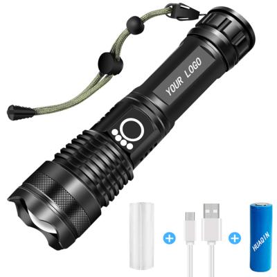 China Zoomable Led AMAZONE XHP50.2 Water Resistance ZOOM P50 Lightweight 2000 Lumens Led Flashlight, Emergency USB Rechargeable XHP50 Flashlights For Camping for sale