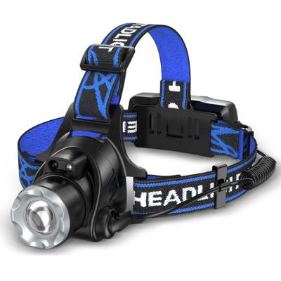 China Head Moving Light Hot Sales Factory Supply 10W XML T6 Led Head Light , Adjustable Zoom USB Rechargeable Headlamp Led Light For Bike MTB Bicycle for sale