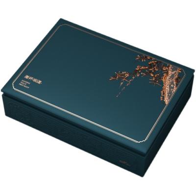 China Customized Logo Cosmetic Packaging Box Luxury Design Golden Foil Paper Gift Magnetic Box zu verkaufen