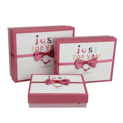 China Wholesale Custom Logo Premium Luxury Cardboard Paper Gift Wig Hair Extension Packaging Box with bow zu verkaufen