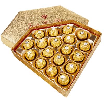 China Empty Customized Logo Chocolate Packaging Box Matt Lamination Paper Gift Box for sale