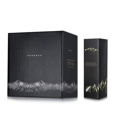 China Custom High End Bottle Gift Box Pefect Designed high quality Paper Wine Gift Box for sale