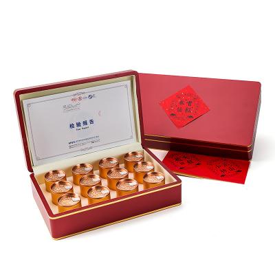 中国 Luxury Wooden Packaging Boxes Dubai Custom Logo Design With Gold Frame 販売のため