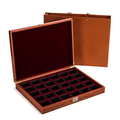 Китай Unique Glossy Wooden Packaging Box Lacquer Handmade Luxury Custom Storage Tea Box Mdf продается