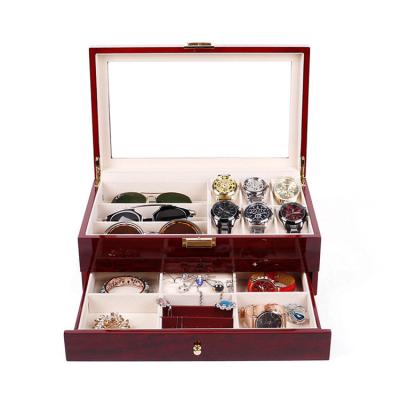 China Direct factory Jewelry Boxes Case Display PU Leather Watch Box Case Professional Holder Organizer for Clock Watches zu verkaufen