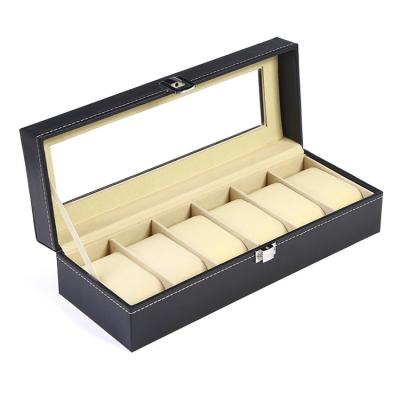 China Luxury Custom Watch Packaging Box Logo Storage Cases Display Gift Packaging Box for sale