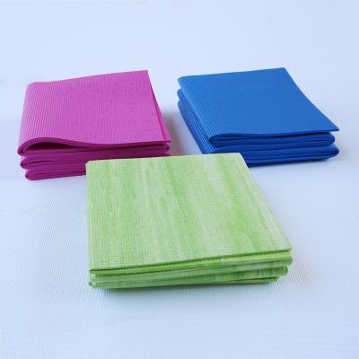 China Wholesale Eco-friendly Foldable Exercise Mat Anti Slip 5mm PVC Yoga Mat for sale