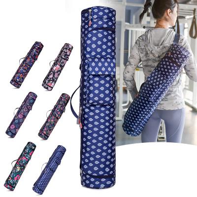 China Waterproof Foldable Yoga Mat Carry Mesh Bag Eco-Friendly Foam Waterproof Roll Yoga Bag for sale