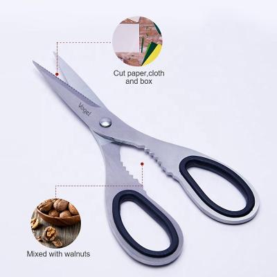 China Wholesale New Design Multifunctional/Universal Cutting Heavy Duty Multi Functional Meat Scissors For Food Meat&Seafood Kitchen Scissors for sale