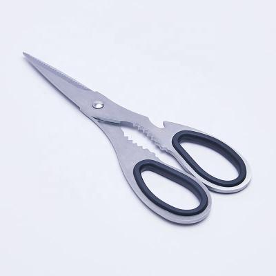 China Mulit-purpose premium stainless steel kitchen shears with sharp blade and multi purpose kitchen scissors for sale