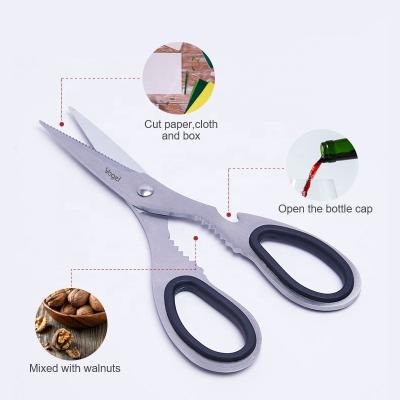 China Mulit-purpose Universal New Design Premium Kitchen Shears Ultra Sharp Stainless Steel Blades Cutting With Kitchen Scissors for sale