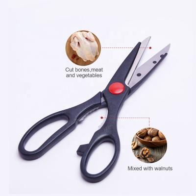 China Chicken Bone Shears Multifunctional Stainless Steel Kitchen Shears Sharp Chicken Bone Scissors Nut Shears With Kitchen Scissors for sale