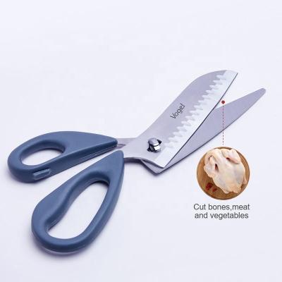 China New Design Customizable Universal Stainless Steel Kitchen Cutting Shears For Meat Scissors for sale