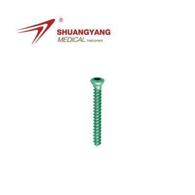 China HAQ03 Titanium Alloy Bone Implant Orthopedic Surgical Cortical Screw , Fracture Alloy Titanium Screw for sale