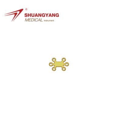 China Medical Pure Titanium Titanium Holes Integral Type , THORAX Rib Fixation Sternum Plate 6 Internal Reconstruction for sale