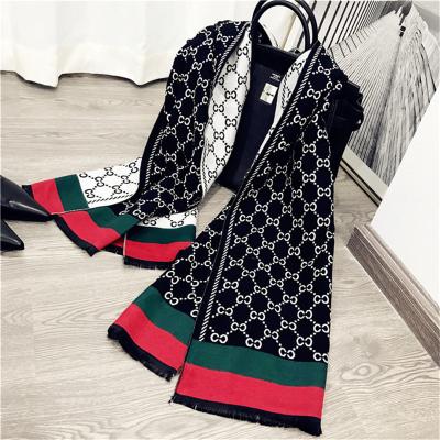 China Newest Fashionable Luxury Winter Cashmere Scarf 180x67CM Brand Warm Scarf Shawl For Women Female Accessories for sale