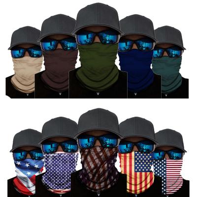 China Sun Protection Nation Flag 3D Copy Faces Scarf Multi-use Outdoor Men Protective Face Mask Tube Bandana Magic Mask For Unisex for sale