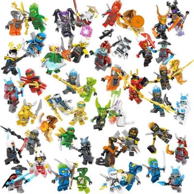 China Kid's Toy of NINJA Kai Jay Cole Zane Lloyd Master Wu Mini Building Block Figures Toy Bricks New 48pcs/sets building blocks for sale