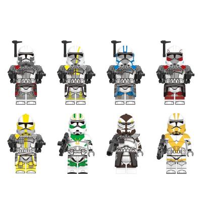 China Construction Toy New Star Clone Trooper Jesse Warsly Mini Building Block ARC Commander Rex Cody Figures Kids Jujuetes Toys for sale