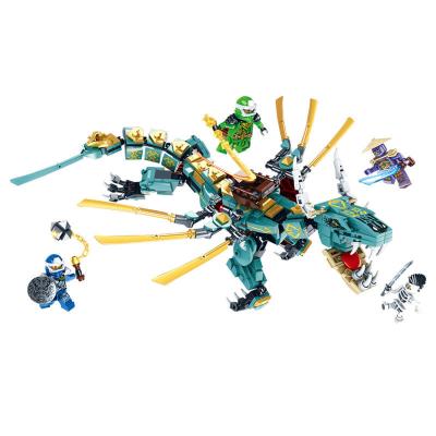 China DIY Building Brick Opp Bag Lloyd's NINJA 2022 Dragons Jungle Action Figure Anime Building Block Model Sets Toys Bricks for sale