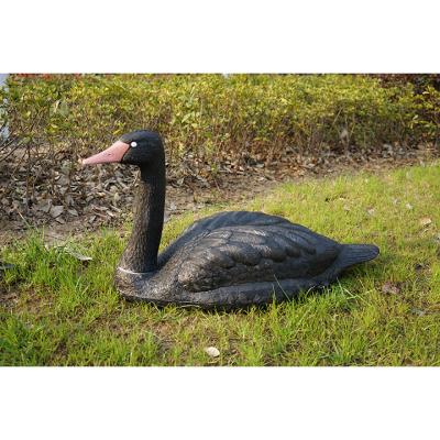 China High Quality Outdoor Plastic Swan Decoys Waterproof Black Swan Decoys Hunting Decoy for sale