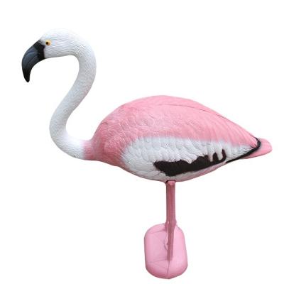 China Waterproof Plastic PE Flamingo Hunting Decoys for Garden Decoration for sale