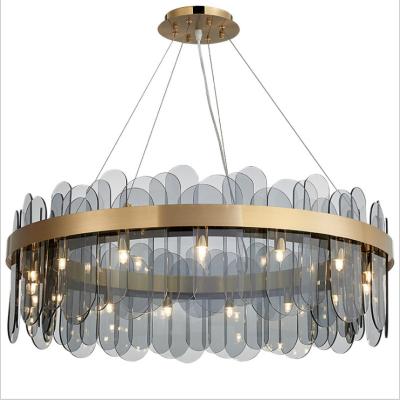 China Simple creative chandelier living room chandelier bedroom study of new light post-modern luxury crystal chandelier for sale