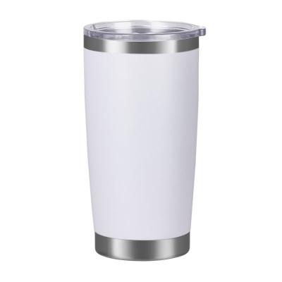 China Sustainable 20 oz Stainless Steel Mug Coffee Tumbler with BPA Free Lid Suitable for Hot and Cold Drinks, Beer and Wine for sale