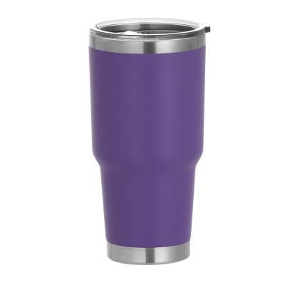 China 30 oz stainless steel mug with insulation and straw, sustainable suitable for hot and cold drinks, beer and wine for sale