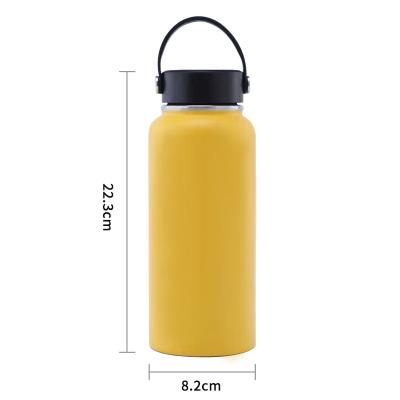 China Minimalist Outdoor Stainless Steel Water Bottle Heat Insulation Space Cup 304 Large Capacity Hydraulic Pot for sale